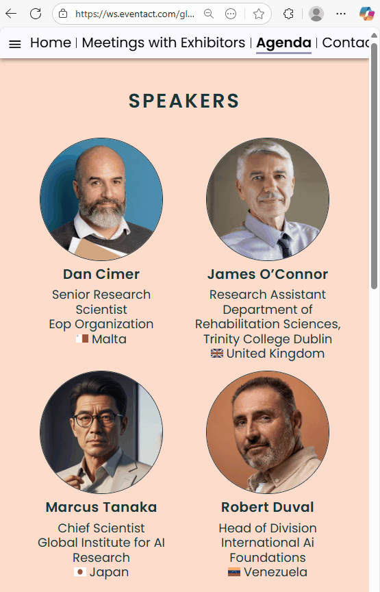 Hidden navigation bar for small screens